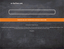 Tablet Screenshot of ex-berliner.com